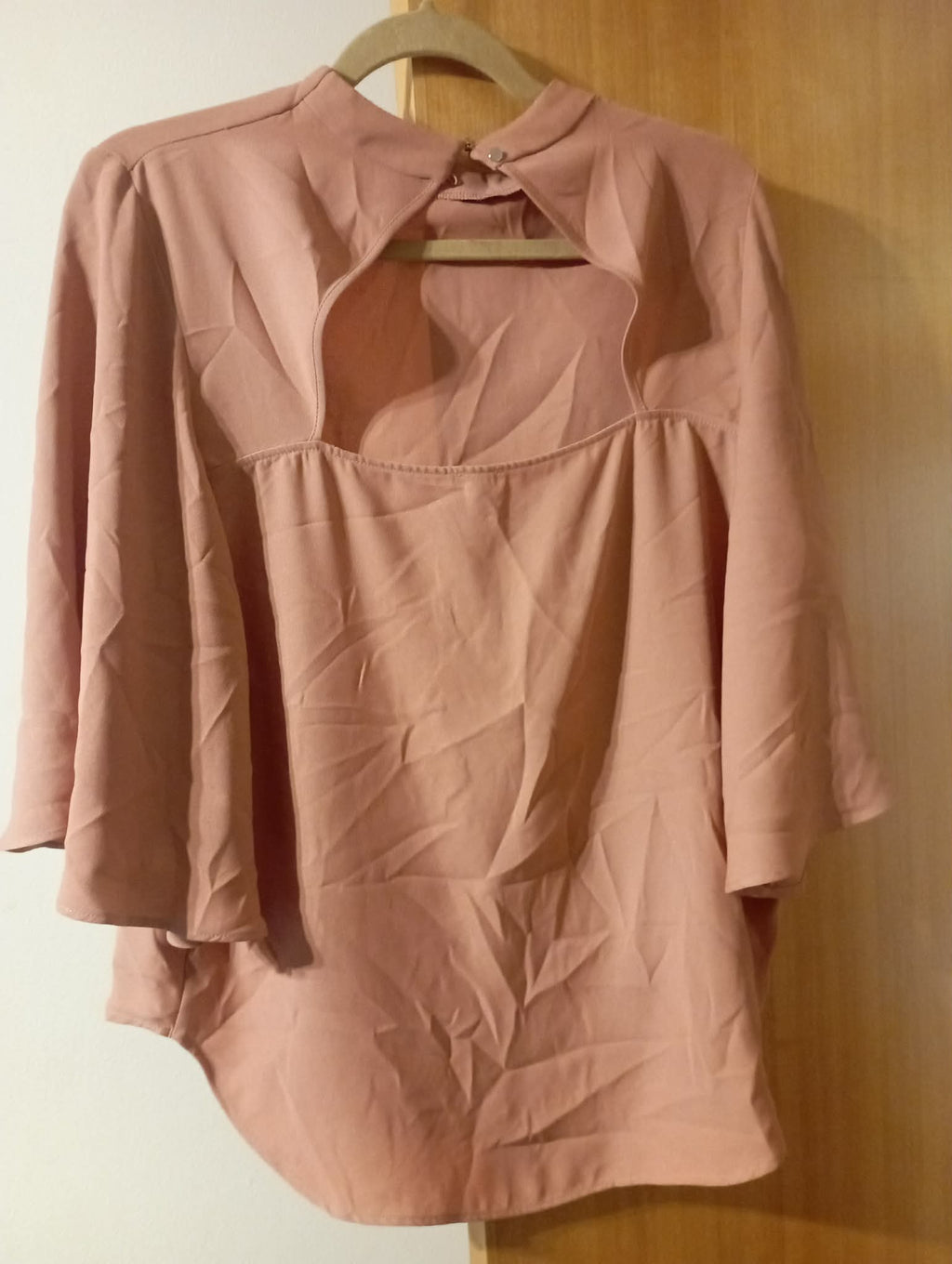 WOMEN'S River Island Peach Blouse (16UK)