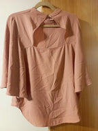 WOMEN'S River Island Peach Blouse (16UK)