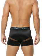 2 Pack Men's Workout Anti-Chafing Quick-Dry & Breathable Mesh Stretch Boxer Briefs