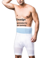 Men's High Waist Tummy Control Shaper Boxer Briefs