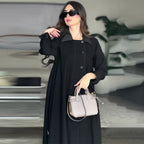 Women's Retro Biker's Mid-length Coat