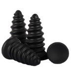Milo - Ribbed Butt Plug - Soft Anal Dilator - Huge Anal Toy - Anal Sex Toy