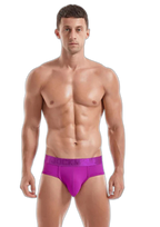 Men's Solid Color Mesh Breathable Sports Fitness Briefs