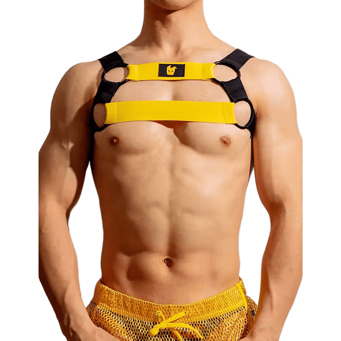 Dog & Master Cross Harness Yellow