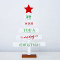 Creative Painted Letter Christmas Tree Ornaments