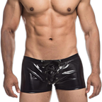 Super Booty Drawstring PU Leather Boxers