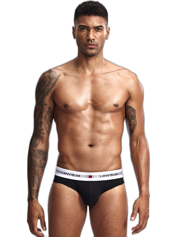 3 Pack Men's Breathable Big Pouch Briefs