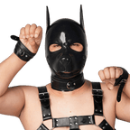 Furrjoi Silicone Pup Hood Black