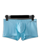 3 Pack Men's Breathable Ice Silk Double-Layered Big Pouch Sexy Boxer Briefs