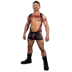 Mr.S Leather X-Factor Bold Color Body Harness | Pink