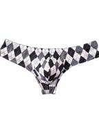 Men’s Low-Rise U-Convex Print Thong