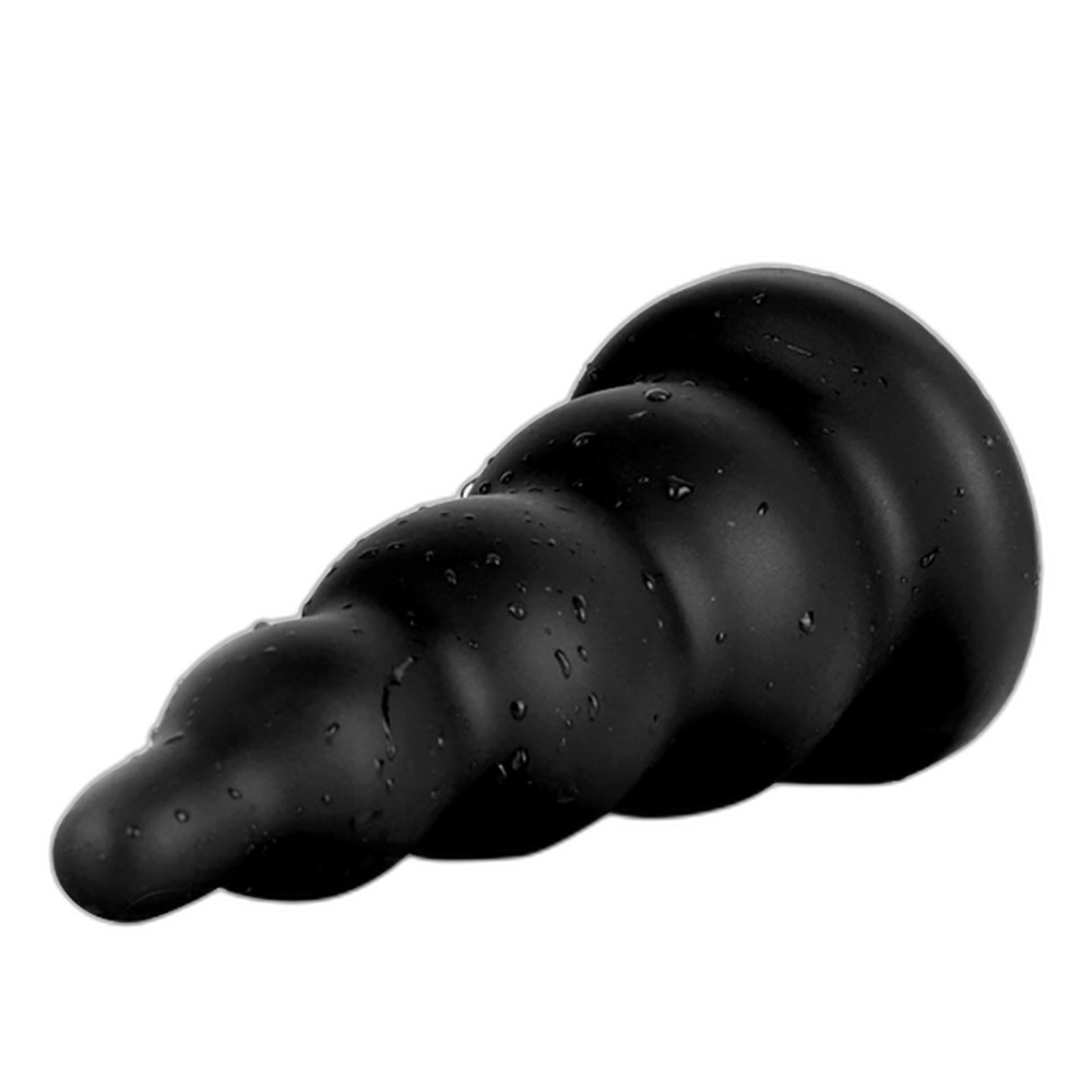 Tower - Ribbed Butt Plug - Thick Butt Plug - Anal Sex Toy
