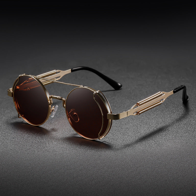 Fashionable And Unique Steam-wave Tinted Sunglasses