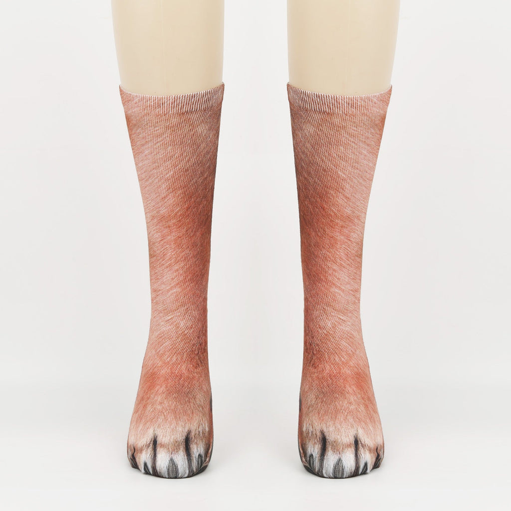 3D Animal Foot Print Socks Printed Socks
