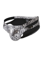 2-pack Men's Snake Print Hollow Briefs