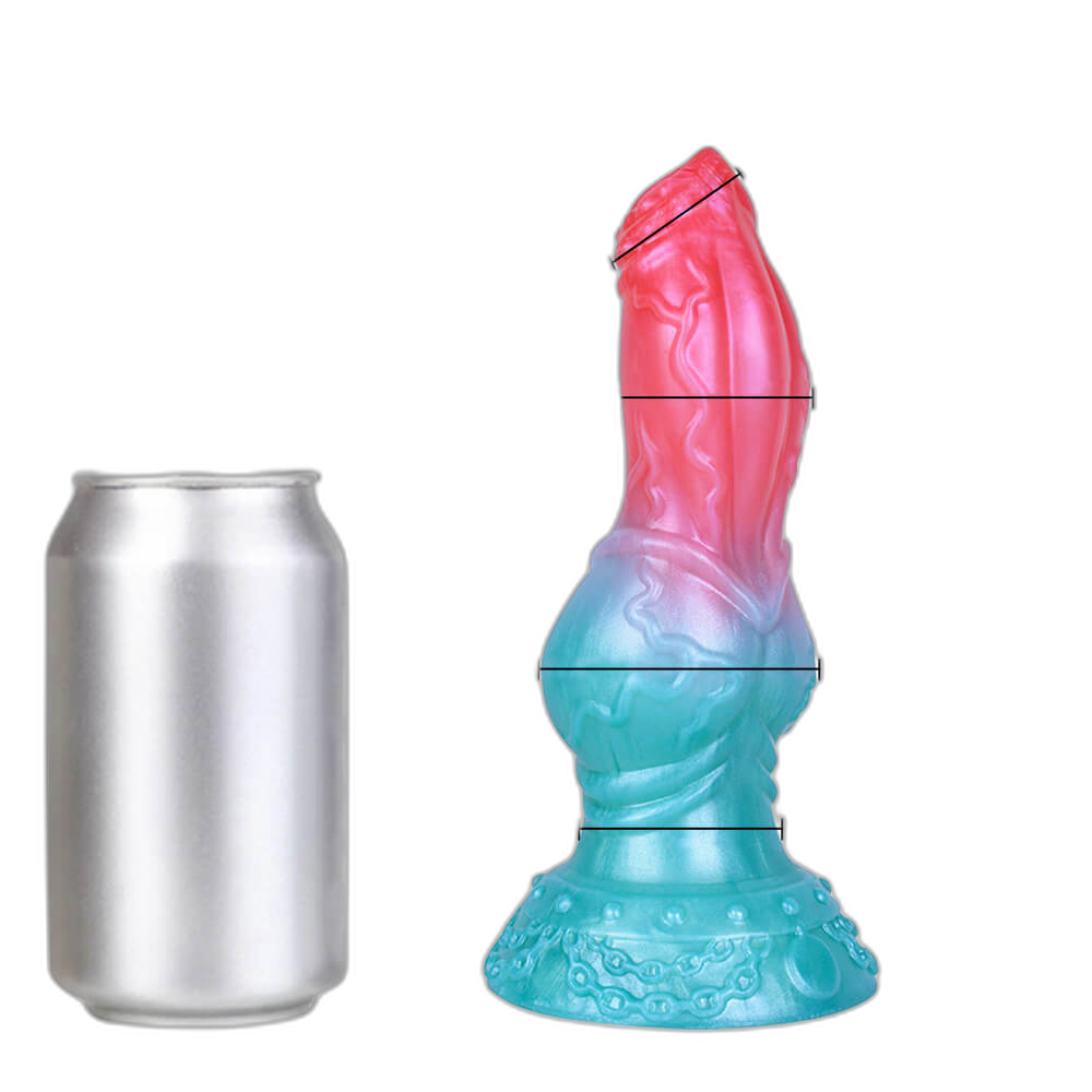 Remy - 7.9 Inch Fantasy Dildo - Dog Knot Dildo - Animal Dildo - Silicone Dildo