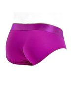 Men's Solid Color Mesh Breathable Sports Fitness Briefs