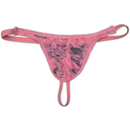 Lace That Pops For Power Bottoms Thong