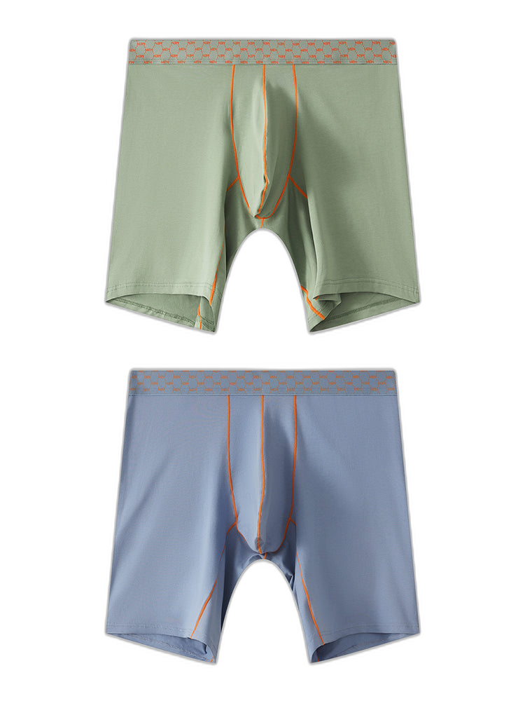 2 Pack Men's Cotton Casual Sporty Mid-Rise Sexy Pouch Midway Briefs