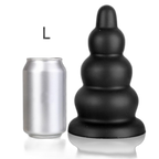 Tower - Ribbed Butt Plug - Thick Butt Plug - Anal Sex Toy