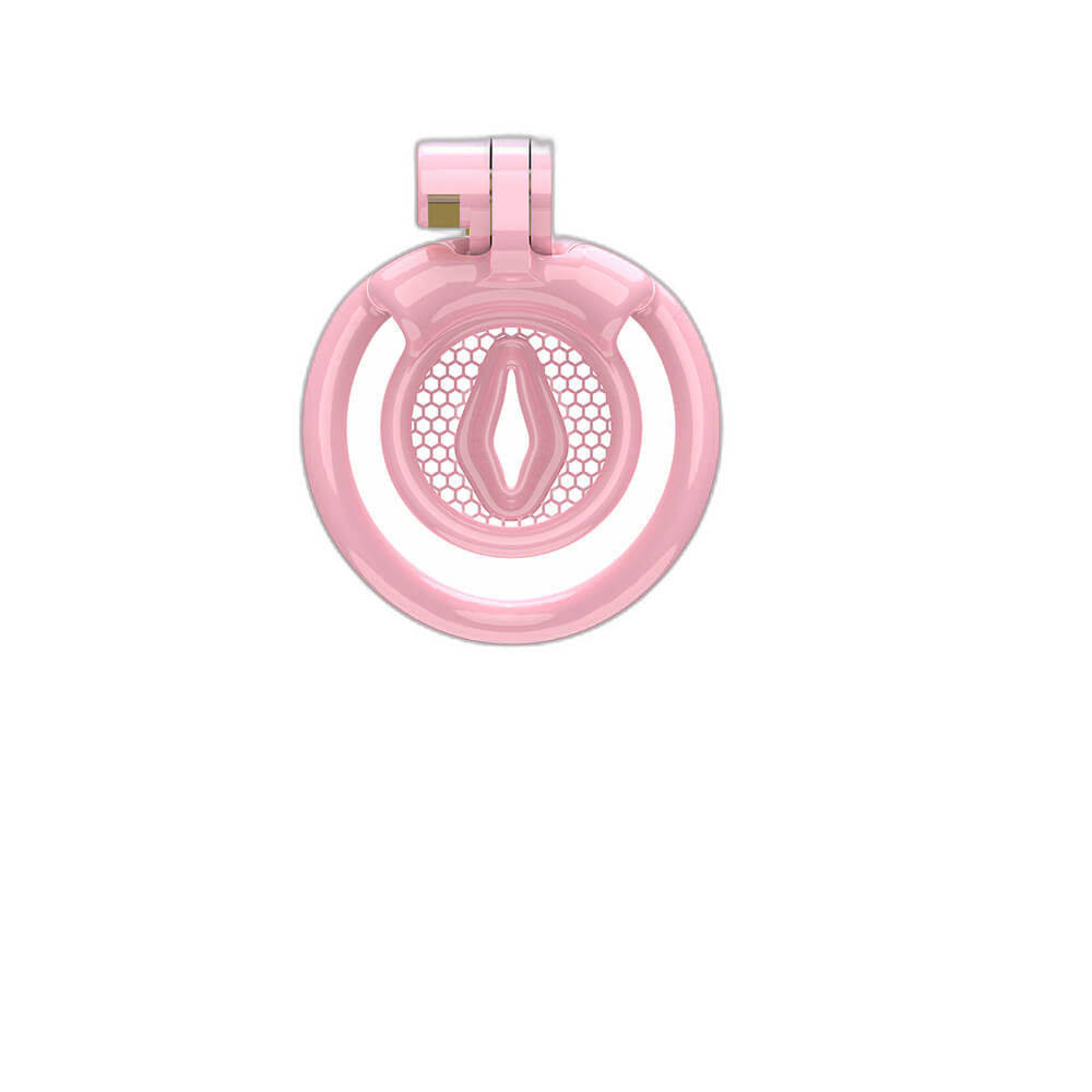 Fortis - Inverted Chastity Cage With Five Rings