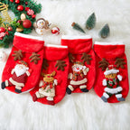 Pet Christmas Costumes Flannel Material Suitable For Small Cats And Dogs