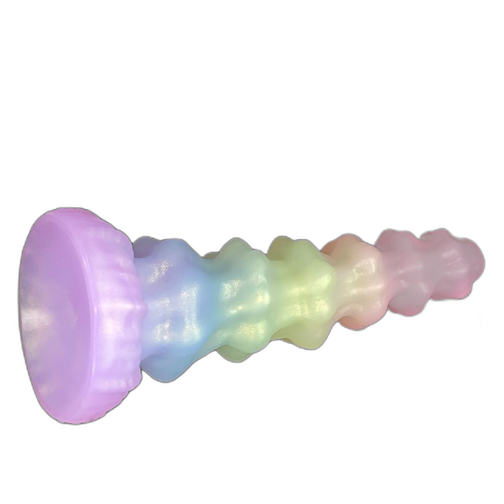 Migo - 10 Inch Knot Dildo - Fantasy Dildo - Alien Dildo with 6 Knots