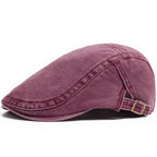 Retro Washed Denim Hat Cowboy Beret Fashion Casual Baseball Cap