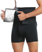 Men's Tummy Control Boxer Briefs with Open Fly