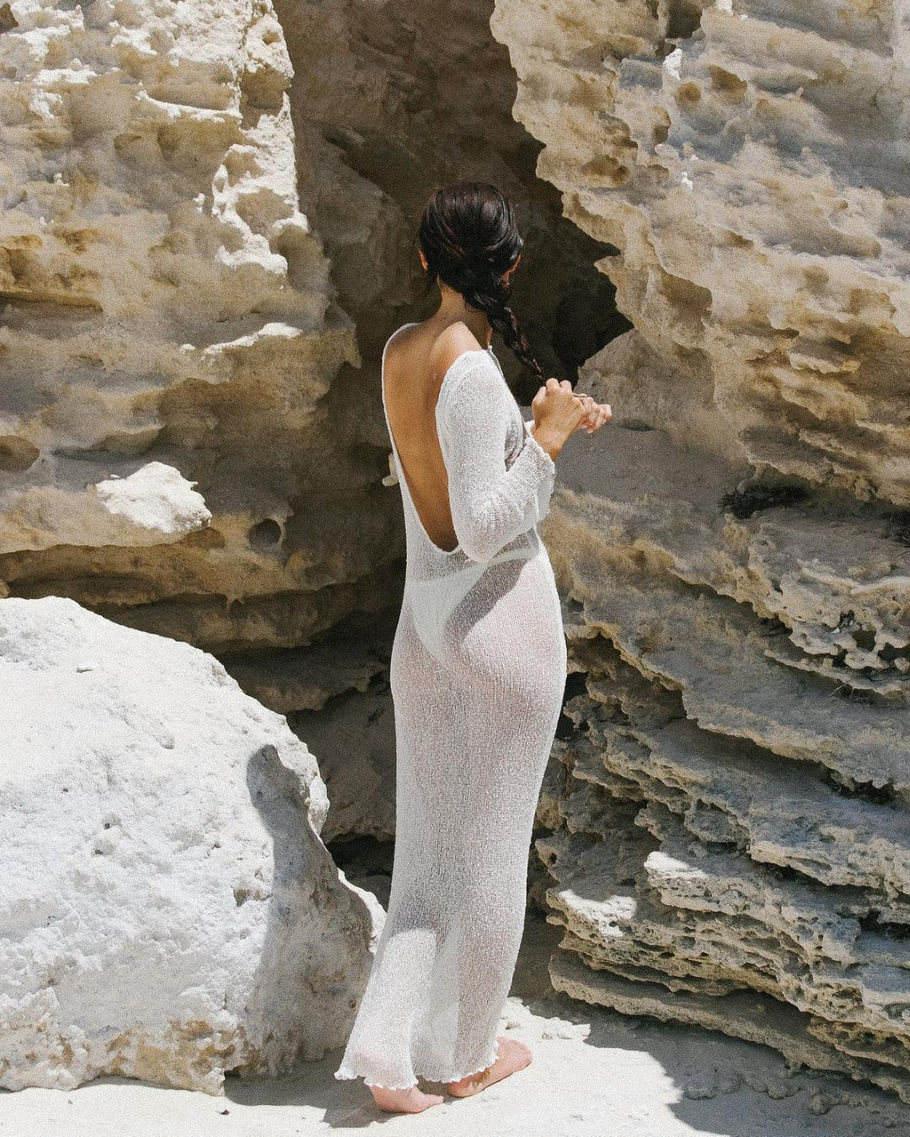 Women's Sexy Backless Beach Resort Dress