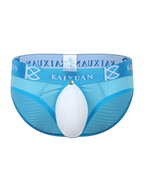 2 Pack Men's Sexy Mesh Front Opening Sponge Coaster Briefs