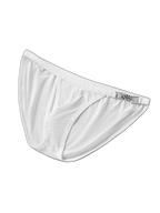 2 Pack Men's U-Shaped Pouch Low-Rise Metal-Clasp Thin Briefs
