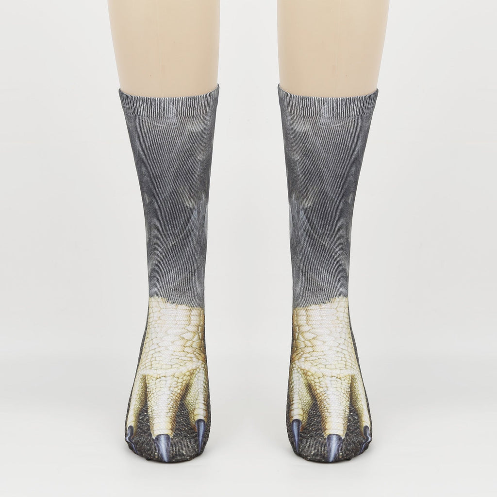 3D Animal Foot Print Socks Printed Socks
