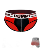 Men's Spliced Color Support Pouch Briefs