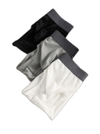 3 Pack Men's Low-Rise Mesh Briefs with Breathable Support & Convenience Fly