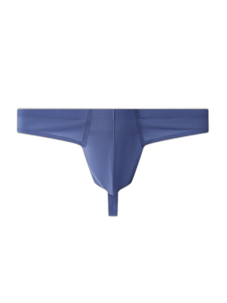 3 Pack Men's Solid Color Seamless Comfort Quick-Dry Breathable Thongs