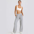 Women's Casual Striped Loose-fitting Fashionable Waist-cinching Wide-leg Pants
