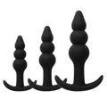 Bead - Silicone Anal Training Set - Bead-Style Butt Plug