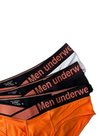 2 Pack Men's Stylish V-Shaped Waistband Briefs
