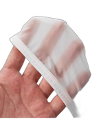 2 Pack Men's Thin Ice Silk Face Mask Fabric U-Convex Sexy Semi-Transparent Bikini