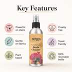 Fabric Stain Cleaner Spray 200ml | Plant-Based Pre-Wash Stain Remover | By re:gn