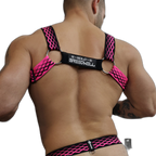 Breedwell Revolution Bulldog Harness Neon Pink