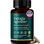 Organic Fadogia Agrestis 600mg for Natural Test Support – 60ct, 2x Purity, 3x Absorbent – Athlete Approved
