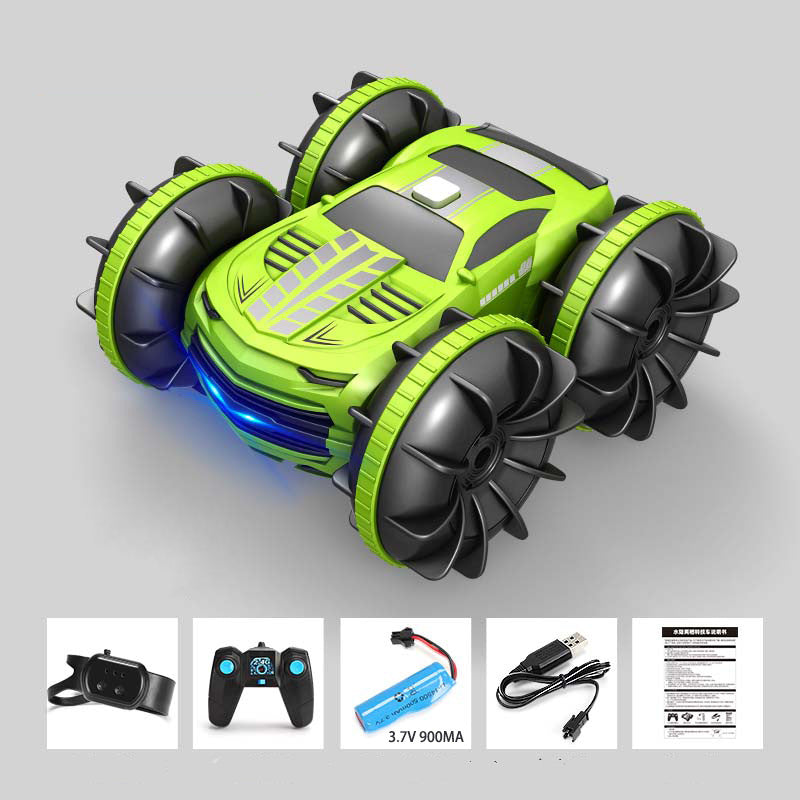 2.4G 4WD Stunt Car Watch Dual Remote Control Children's Toy Car