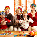Fancy Land Chinese New Year Paper Crown 2026 Year of the Horse – 24Pcs Party Hats & Lunar New Year Headbands