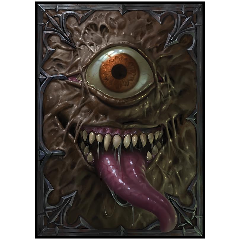 Fantasy North Book of Fiends: 100 Textured Matte Card Sleeves for MTG, Pokemon & More