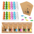 FASBET 48 Sets Dinosaur Party Favors – Dino Eggs with Hatching Cards