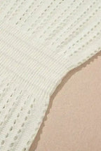 White Beach Breeze Crochet Dress Women UK | S–XL