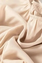 Elegant Ruffled Peplum Keyhole Back Blouse Women UK