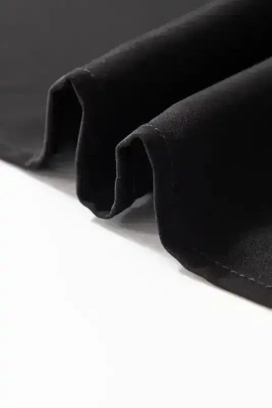 Black Lace Sleeve V-Neck Blouse Women UK | Elegant